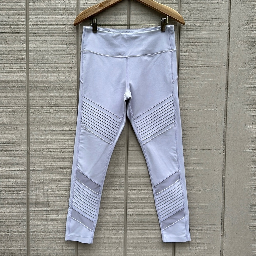 Mondetta Cardiff 2 Lavender Mesh Moto Leggings